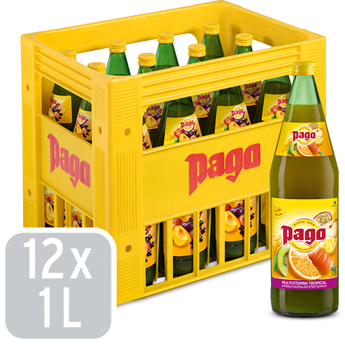 Pago Multifrucht 12x1,0 lt MW-Fl.