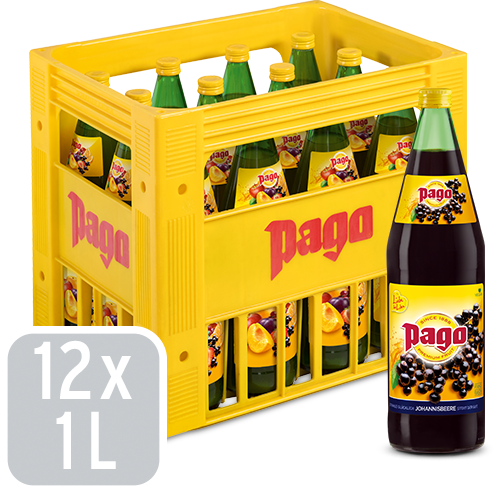 Pago Johannisbeere 12x1,0 lt MW-Fl.
