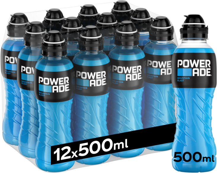 Powerade Mountain Blast 12x0,5 lt EW-Fl. PET