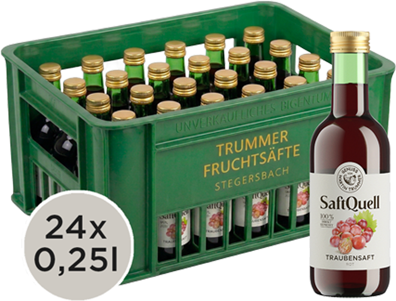 Trummer Traube rot 24x0,25 lt EW-Fl+KOF