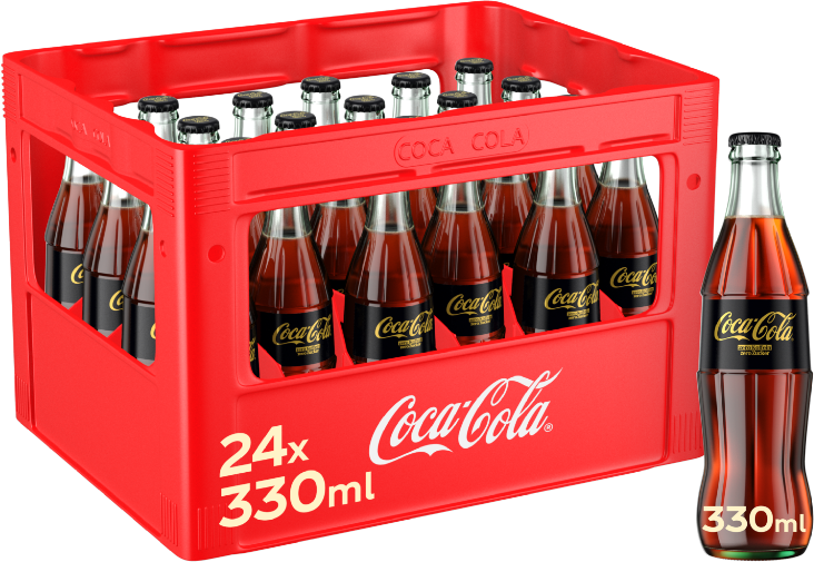Coca Cola Zero Zero Koffein 24x0,33 lt MW-Fl.