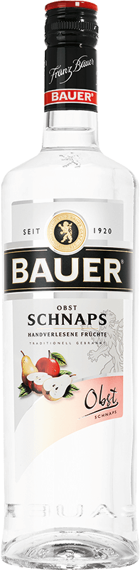 Bauer Obst-Schnaps 1,0 lt EW-Fl.